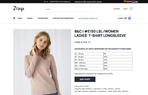 WooCommerce Discount Manager displays bulk discounts on zoop